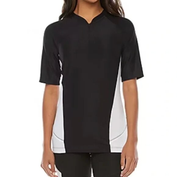 Xersion Women’s Cycling Jersey Black and White Size XXL - Picture 2 of 7